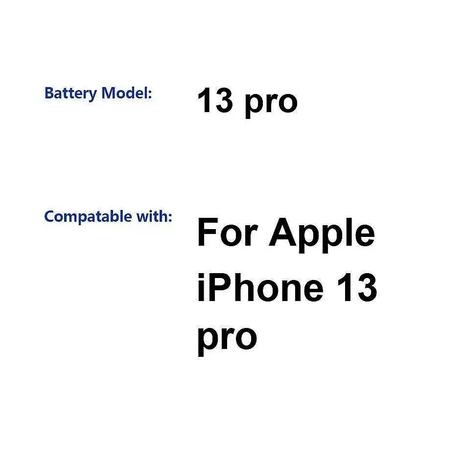 بطارية الهاتف المحمول Apple Iphone 13 Pro طويلة الأمد بقدرة 3095 مللي أمبير في الساعة