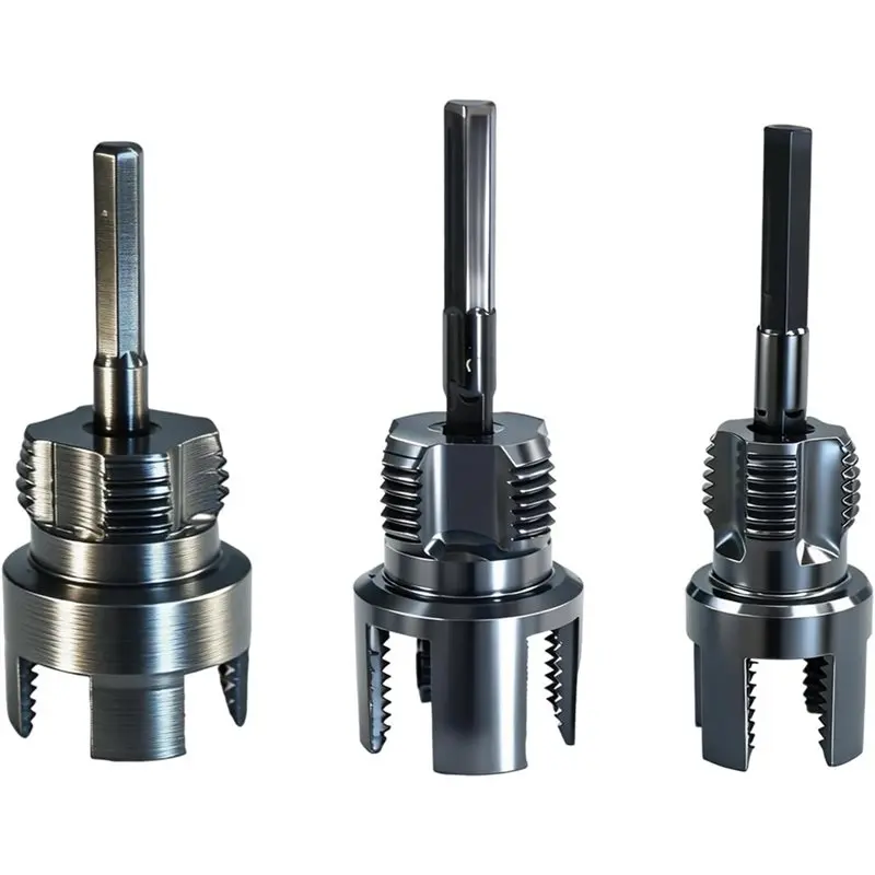 24-Hour Delivery 3 Pcs Internal & External Pipe Threading Tool For 1/2