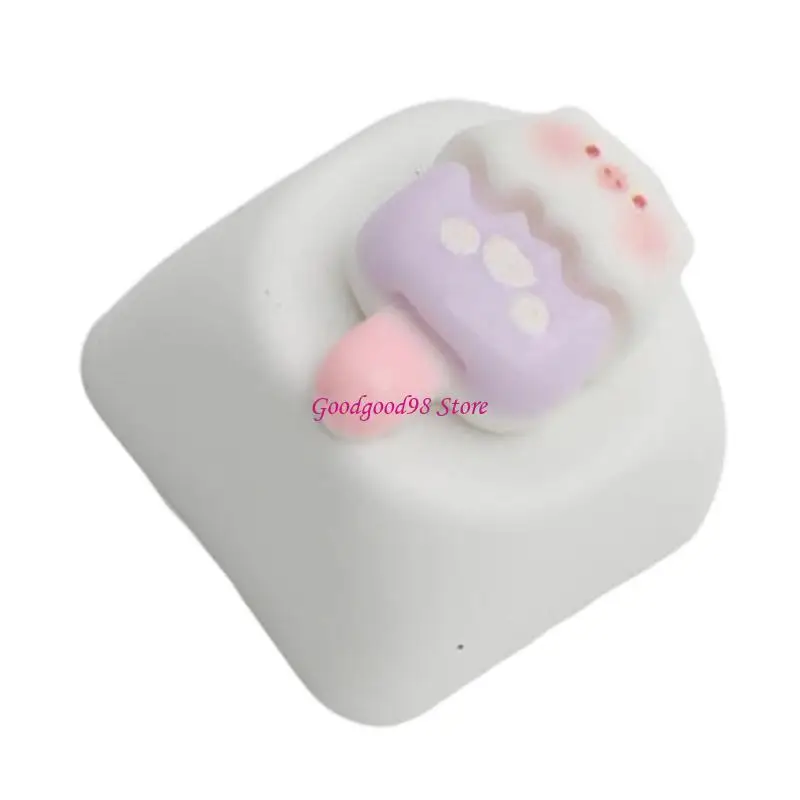 مفاتيح مفاتيح نمط الخنازير الفريدة لمفاتيح لوحة المفاتيح الميكانيكية راتنج مفتاح الراتنج يعزز جماليات ومتانة W8ec