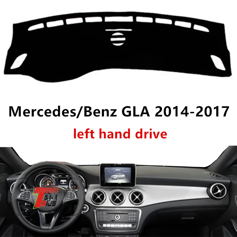 TAIJS Factory 3Colors car  pad  Polyester Fibre Car Dashboard Cover For Mercedes/Benz  GLA 2014-2017 Left Hand drive