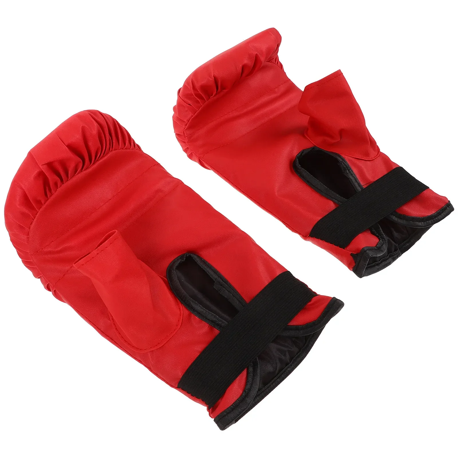Boxing Gloves for Adults Durable Comfort Material Red Suitable Taekwondo Muay Thai MMA Training Sparring Portable