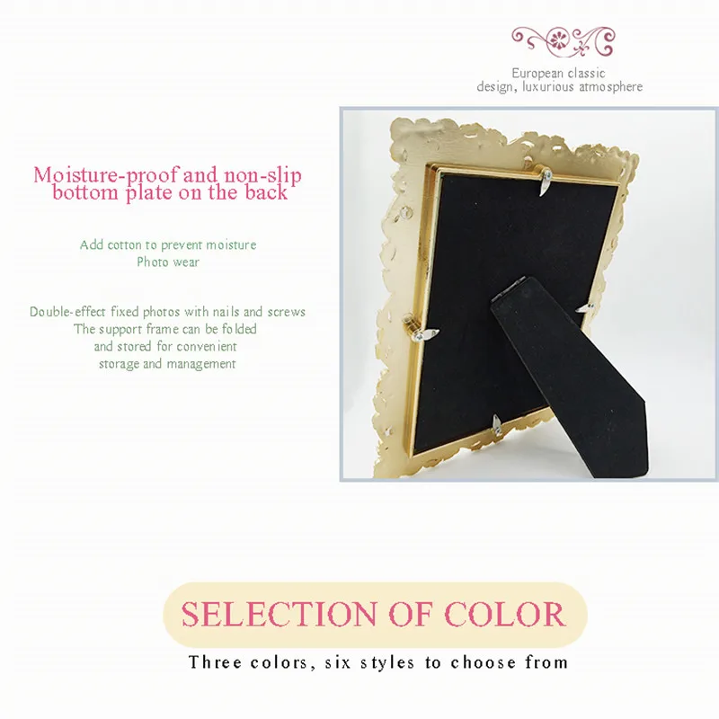 الأوروبية الإبداعية إطار صور اللوحة الديكور مرآة الزفاف إطار صور منطقة مكتب خزانة للغرفة مجموعة الجدول إطار صور