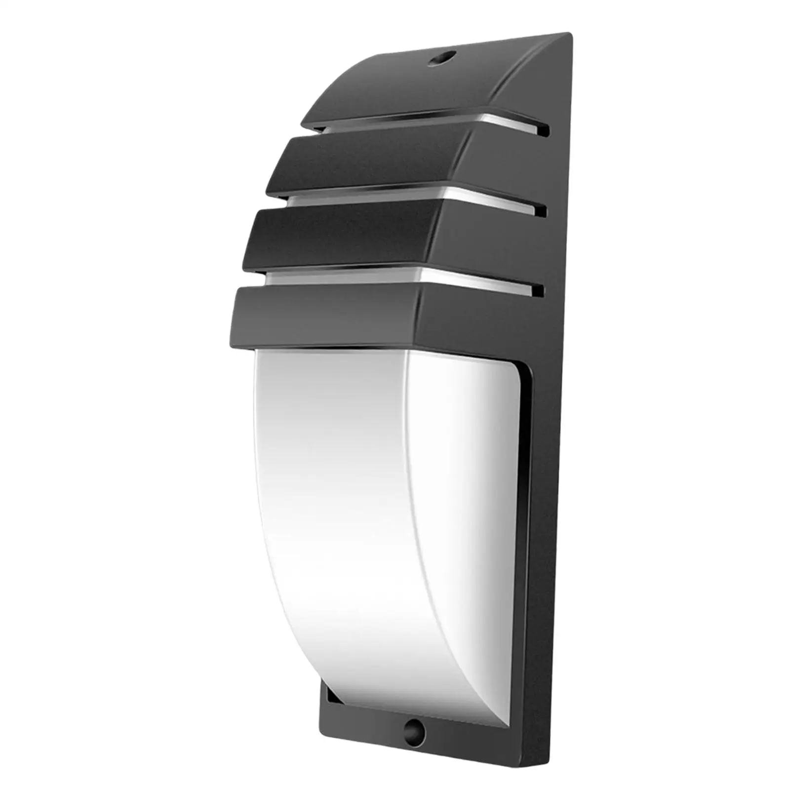Weatherproof LED Wall Light Outdoor Black Aluminum Sconce Modern Porch Lamp Waterproof for Patio Yard Garage Entryway Decor
