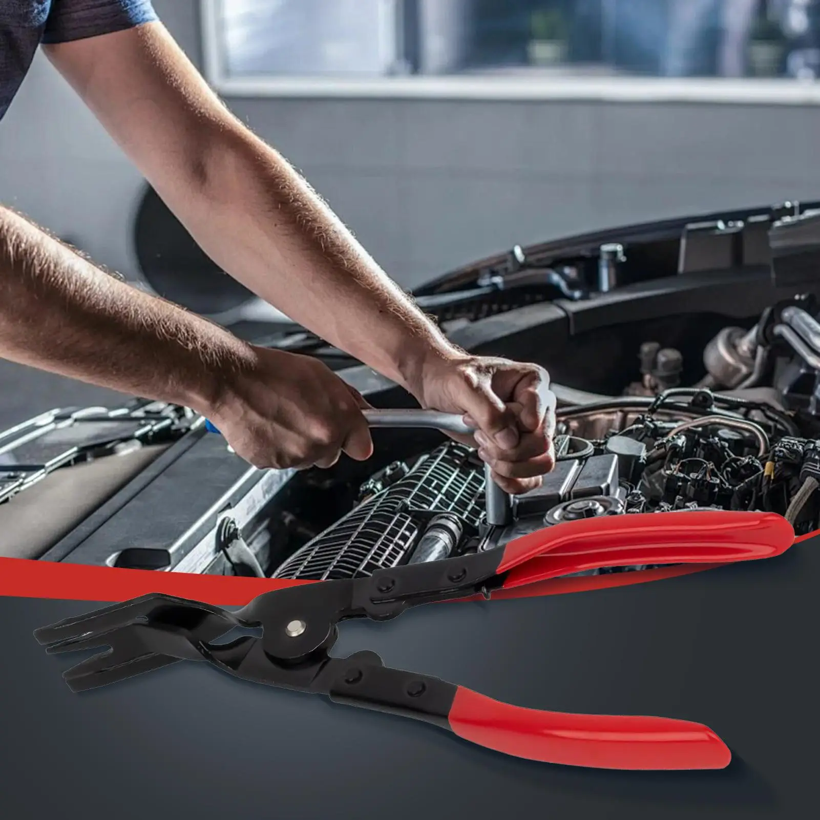 كماشة إزالة مشبك تقليم السيارة كماشة كليب السحابة أداة إزالة الصواميل أدوات مريحة متعددة الوظائف مجتذب لصيانة شاحنة السيارات