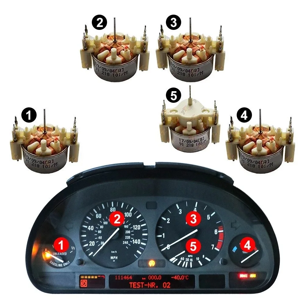 A Set Stepper Motor for BMW E38 E39 E53 X5 Instrument 91218101 91218102