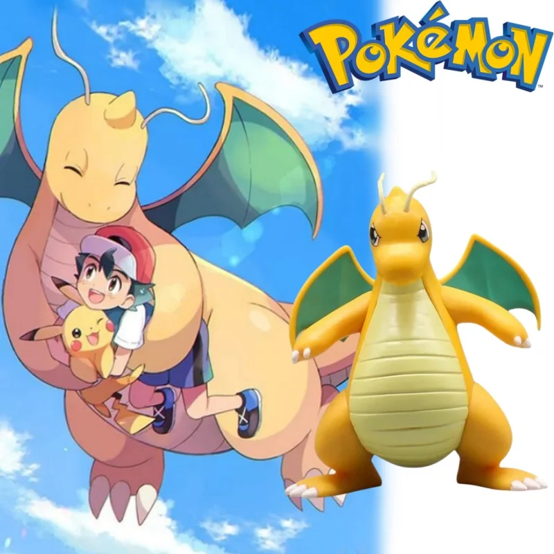 Anime Pokemon 12cm Dragonite Action-figuren Tasche Monster Pvc Statue Modell Puppen Sammeln Ornament Kinder Spielzeug Weihnachten Geschenke