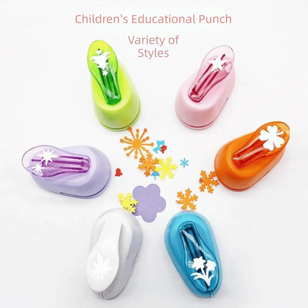 Labor-Saving Paper Embossing Machine Handmade Star Shape Punch Hole Puncher Punching Machine Cutting Craft Paper Cutting Tools