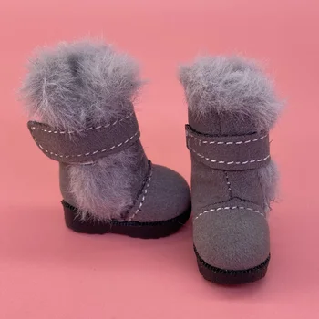 Tilda 3,2 cm Puppe Stiefel für Blythe Puppe Spielzeug, 1/8 Mini Leder Puppen Schuhe für Blyth Azon BJD, casual Puppen Schuhe Zubehör