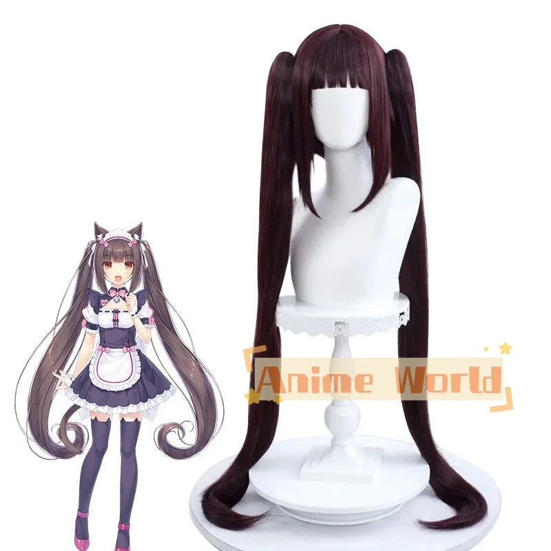 

Nekopara Chocola Cosplay Wig Halloween Synthetic Hair Heat