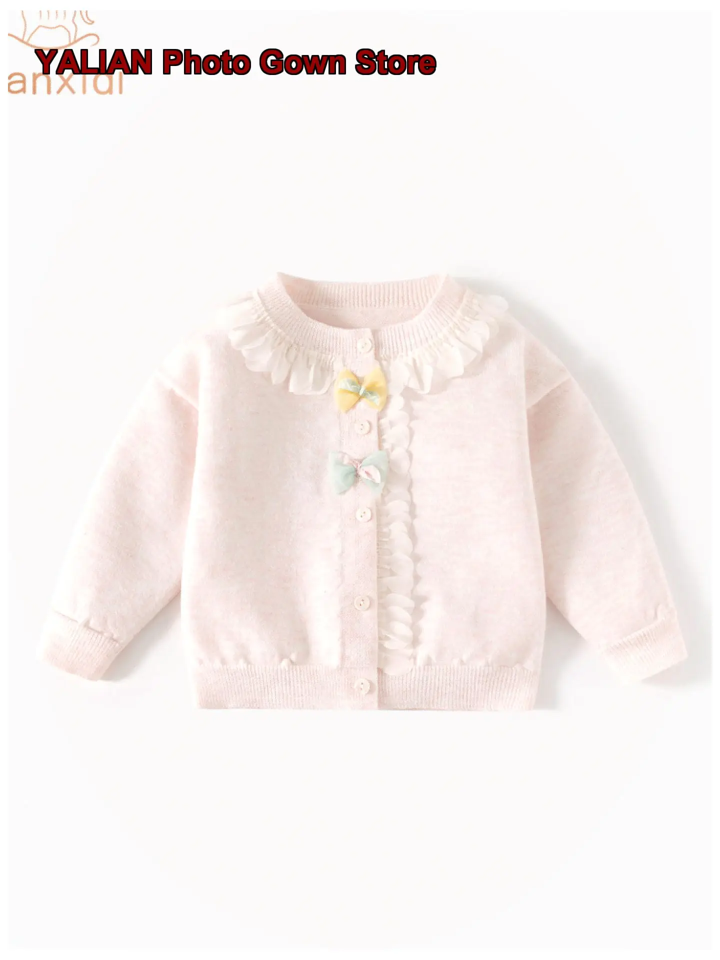 Girls Autumn Clothing 2026 Kids Stylish Knit Cardigan Infant Spring Autumn Outerwear