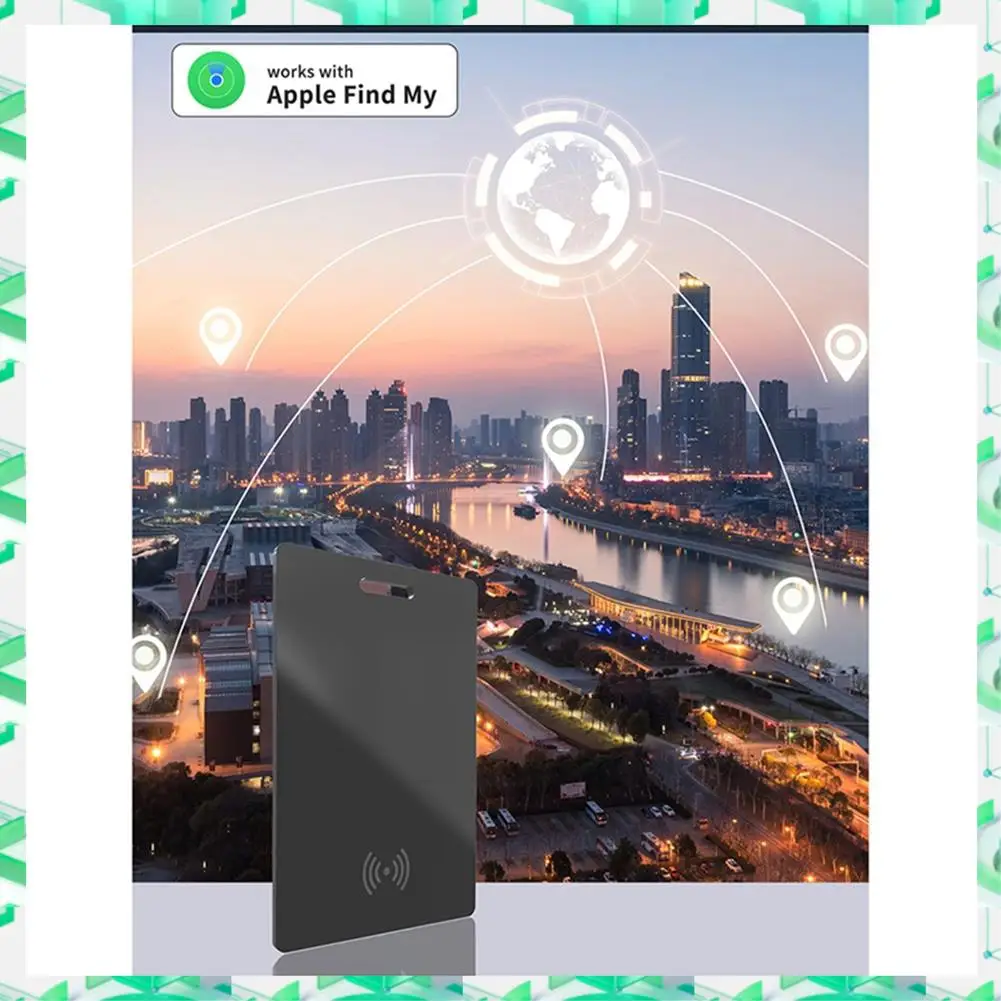 3C Electron Wireless Charging Smart Track Card Works For  Find My Wallet Tracker Phone Finder Ultrathin Mini Locator,Wirele