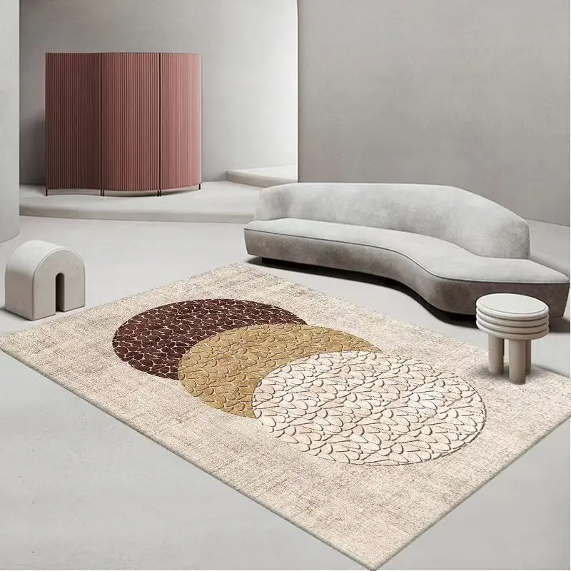 [202] Modern living room coffee table sofa room bedside large area non-slip floor mat