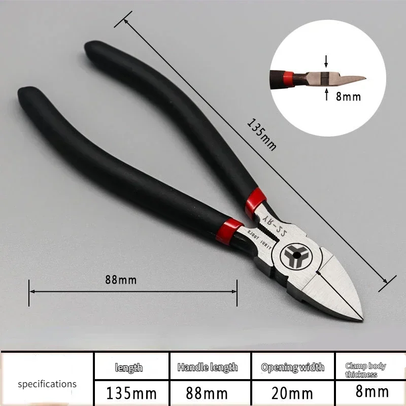 Carbon Steel Precision Sharp Cutter Pliers Mini Multitool Diagonal Pliers Model Assembly Cutting Nipper Professional Snips Shear