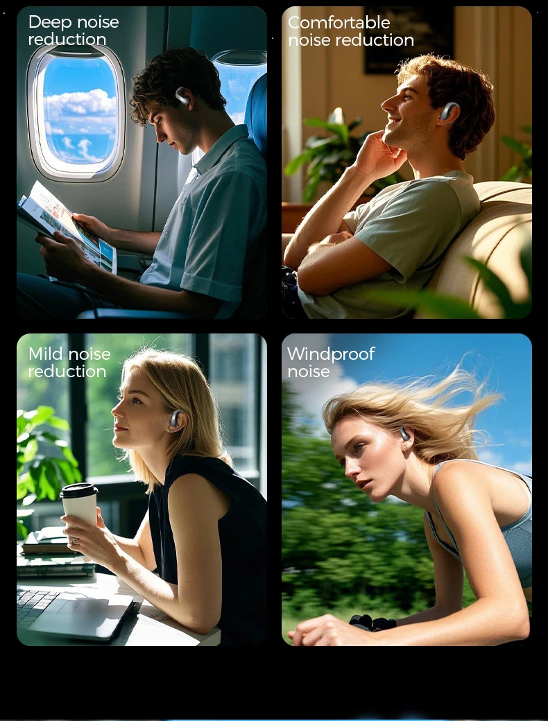 [Intelligente Touchscreen-Ohrhörer] MINISO MS188 Bluetooth-Kopfhörer AI-Übersetzung Ohrhörer Drahtlose Kopfhörer mit Mikrofon – Detail 6