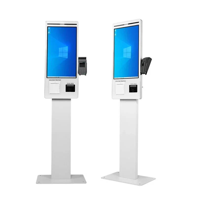 

23.8" Order Kiosk Touch Screen Pos System Self Payment Machine Kiosk For Mcdonald's/kfc / Restaurant