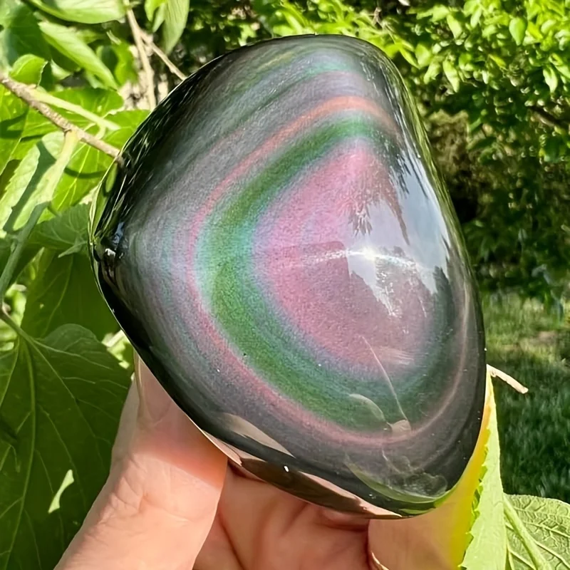 1pc Rare Rainbow Obsidian Crystal Freeform, Perfect Crystal Gifts for Loved Ones, Perfect Home Collection Art Decor, Perfect for