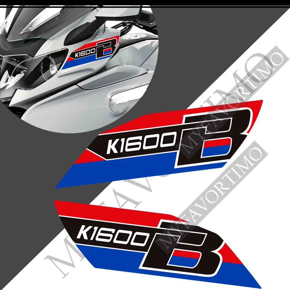 Motorcycle  Stickers For BMW K1600B Tank Pad Protection Fairing Fender Emblem Logo Cases Panniers Luggage Trunk