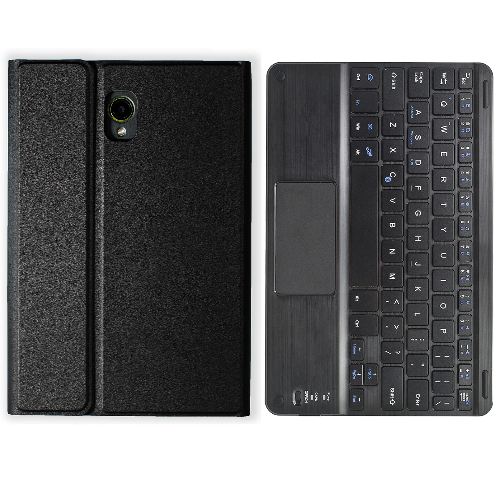 

Suitable for Samsung Galaxy Tab Active 2/3/5 (Sm-T390/Sm-T395C/Sm-X300/X306B/T570/T575N) Wireless Bluetooth Touch Keyboard and Mouse Case Built-In Pen Holder, Touch Keyboard
