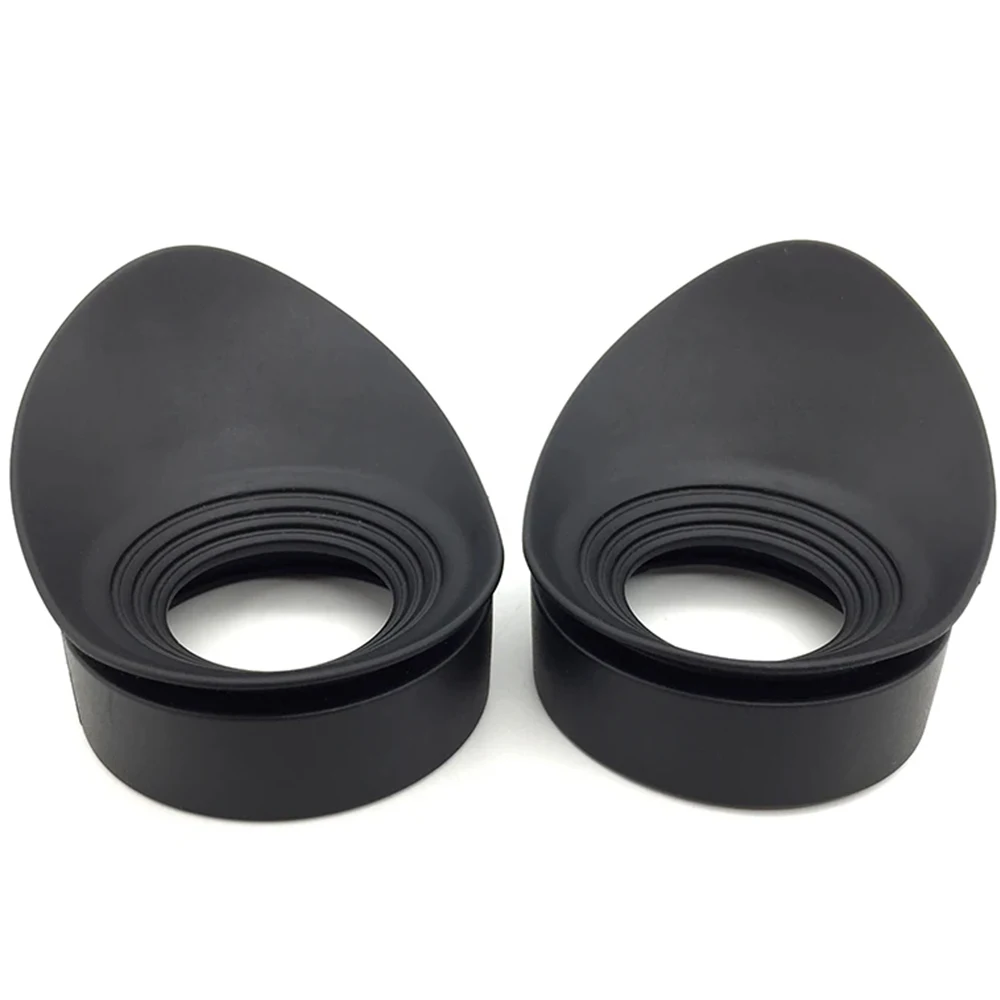 2 PCS 40mm oculare in gomma Eye Shield Cups binocolo Eye Guards Caps per microscopio oculare telescopi Eyecups