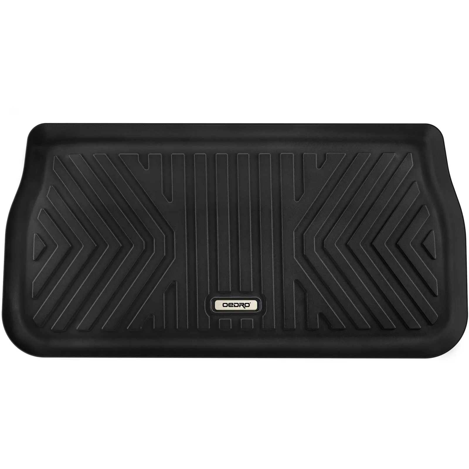 OEDRO Cargo Mat for 2017-2023 2024 Chrysler Pacifica Black Trunk Liner Behind 3rd Row TPE