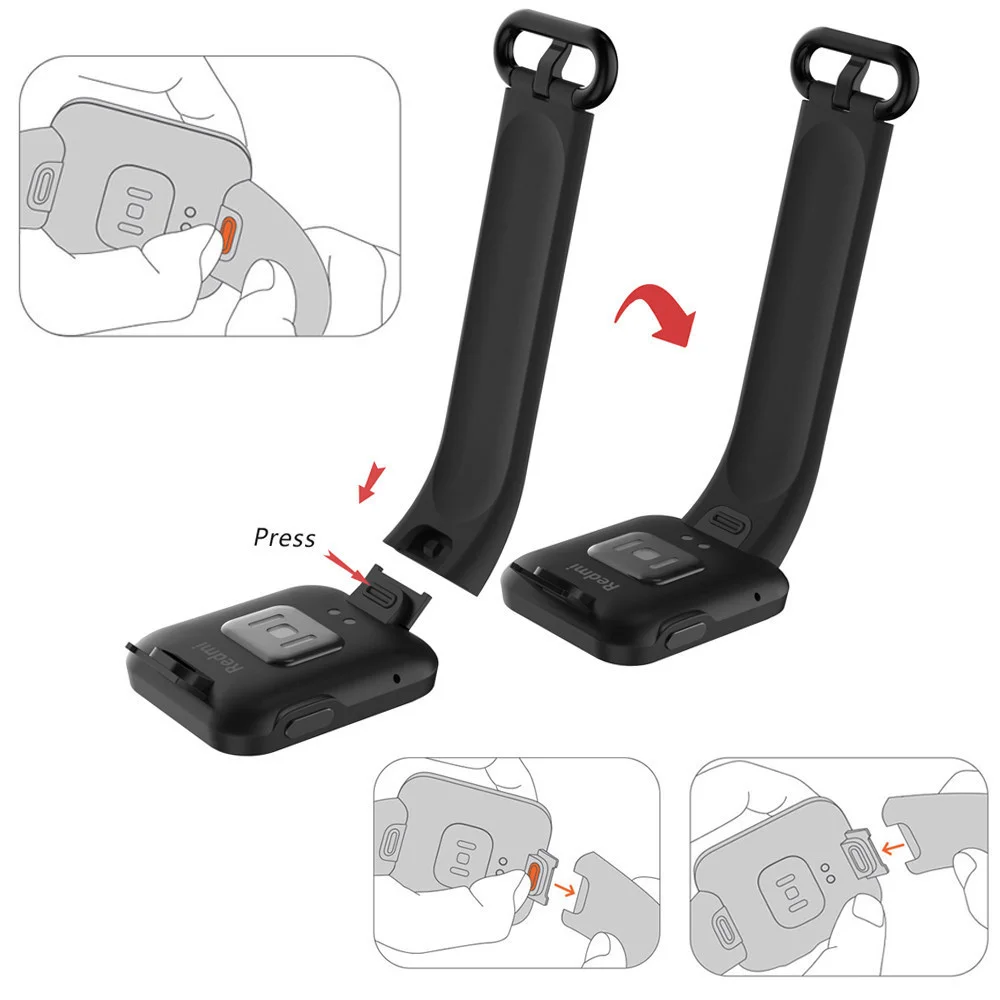 Strap For Xiaomi Redmi Watch2 Lite Silicone Watchbands Watch Strap For XiaoMi Mi Watch 2 Strap Correa Bracelet Easy Assemble
