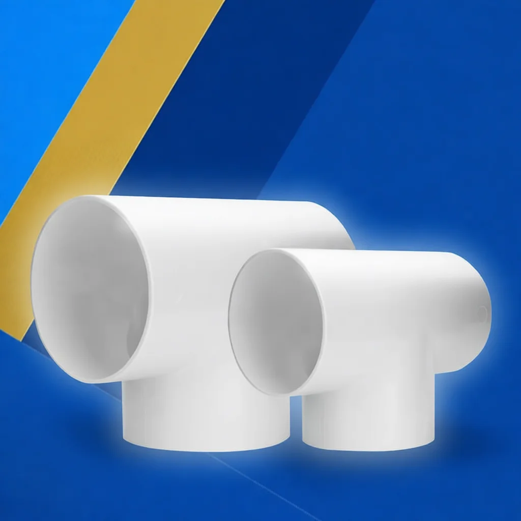 Air Ventilation System Connector Y T Type Pipe Fitting 100mm 150mm Hose Reducer Splitter Ducting Accessary Household Industrial