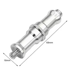 High-quality Screw Converter Flash Light Stand Male to Male Screw Wide Application Smooth Surface Screw Adapter for Tripod