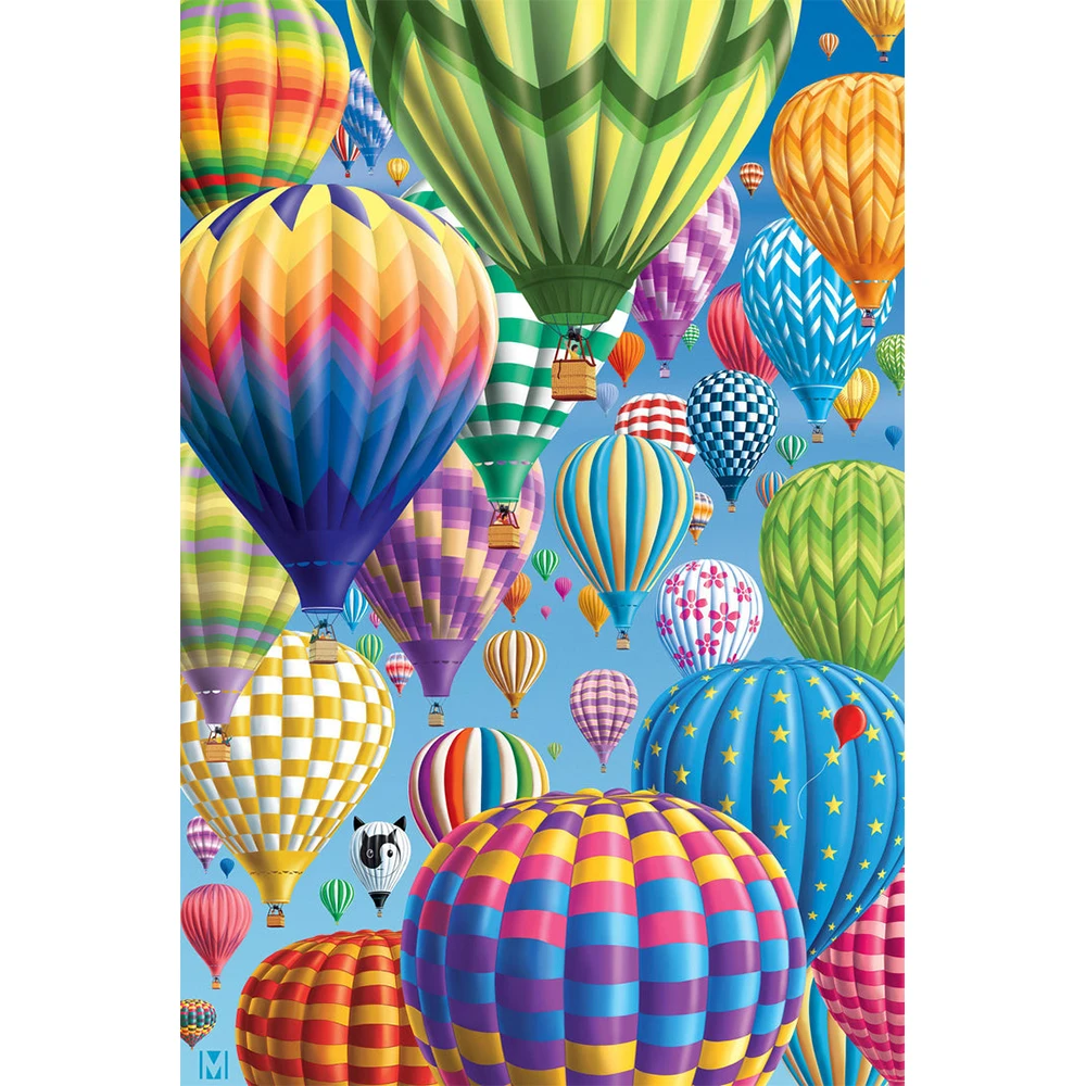 YI BRIGHT Diamond Painting Hot air balloon DIY5D Crafts 5D full square drill Round drill home decoration Mosaic set