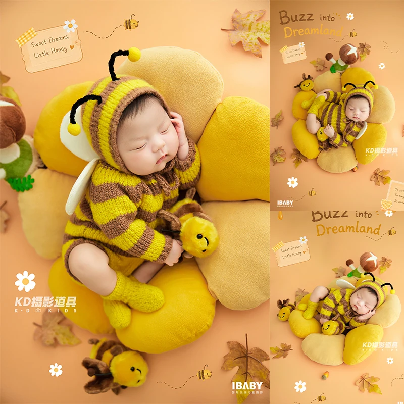 nuovo-completo-per-foto-a-tema-ape-per-neonati-lavorato-a-mano-a-righe-set-cappello-e-tutina-accessori-fotografici-con-cuscino-floreale-in-peluche
