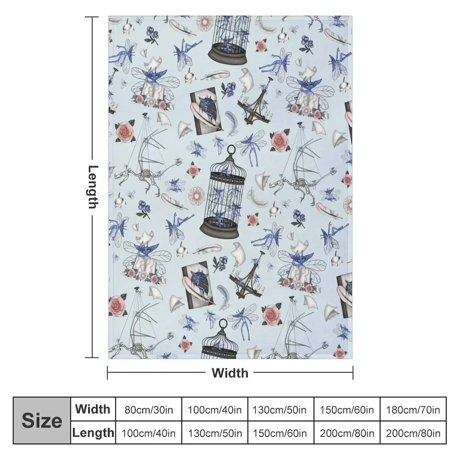 Cornish Pixies Throw Blanket Cute Extra Large Throw Bed covers Hairys Blankets