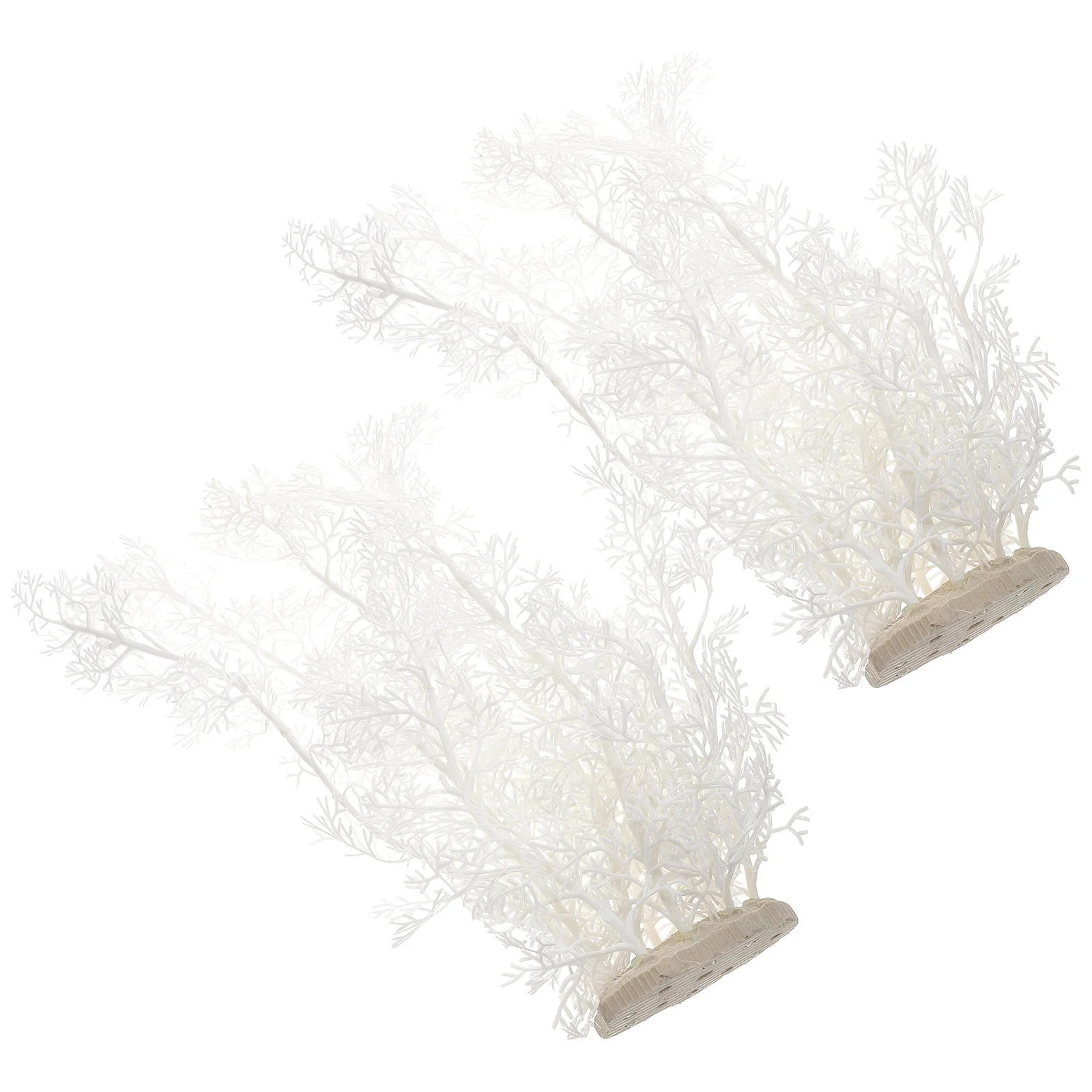 

2Pcs Premium Plastic Aquarium Plants Green Artificial Decoration Natural Fish Tank Reptile Terrarium Ornament Fish Tank Plants