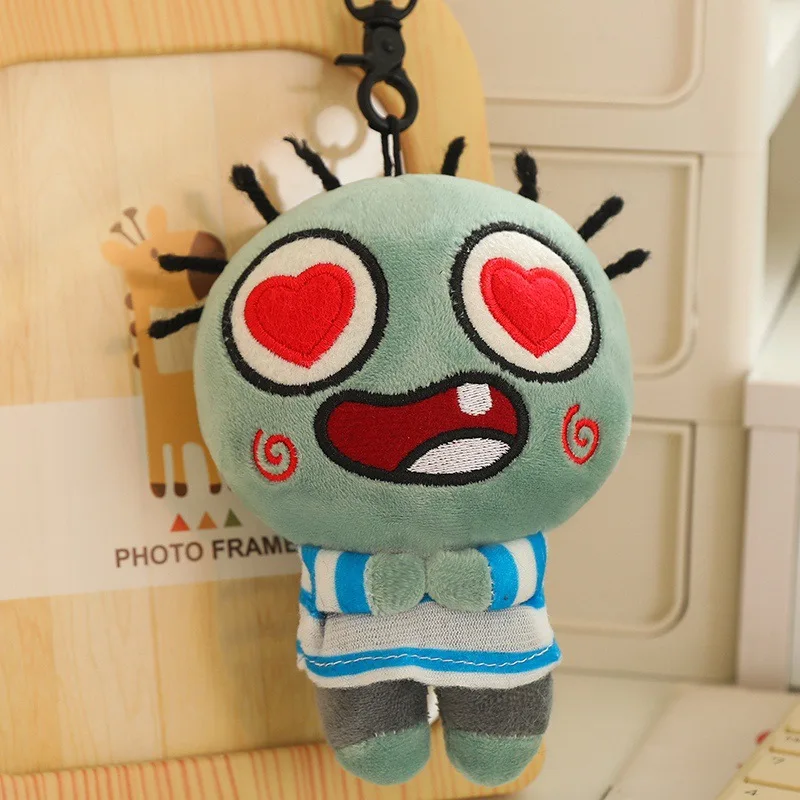 Worshipping You Zombie peluche brutto carino portachiavi borsa fascino bambola di pezza divertente novità regalo per gli amici