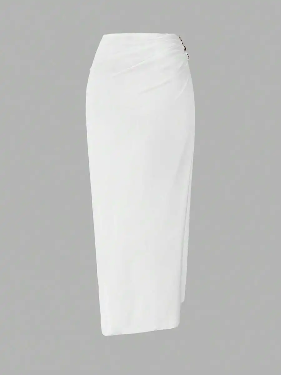 

Women Bohemian Style Wrap Maxi Skirt Beach Cover Up