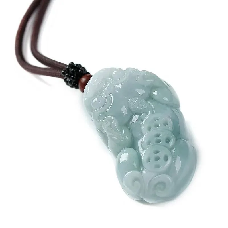 

Natural Pixiu Pendant Necklace, Exquisite Fashion Ethnic Style Pendant Jewelry