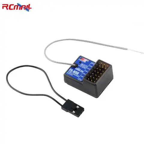 Flysky FS-BS6 Receiver 2.4G 6CH with Lipo Battery Strap for FS-GT5 FS-IT4S FS-I6S FS-I6 FS-I6X Transmitter RC Car Boat Airplane