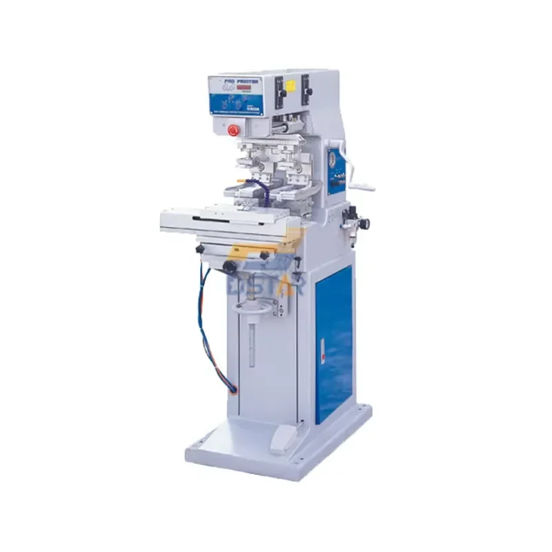 Semi Automatic 2 Colors Printer Pad Printing Machine for Melamine Cup Ceramic Plate Logo