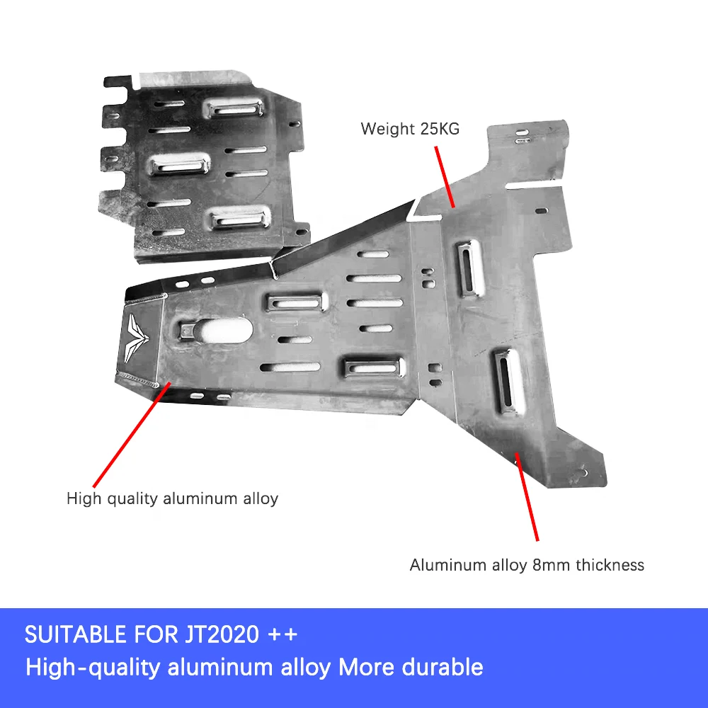 

Full Set Off Road Car Chassis Guard Boards For Jeep Jt 2020-2023 Car Accessories