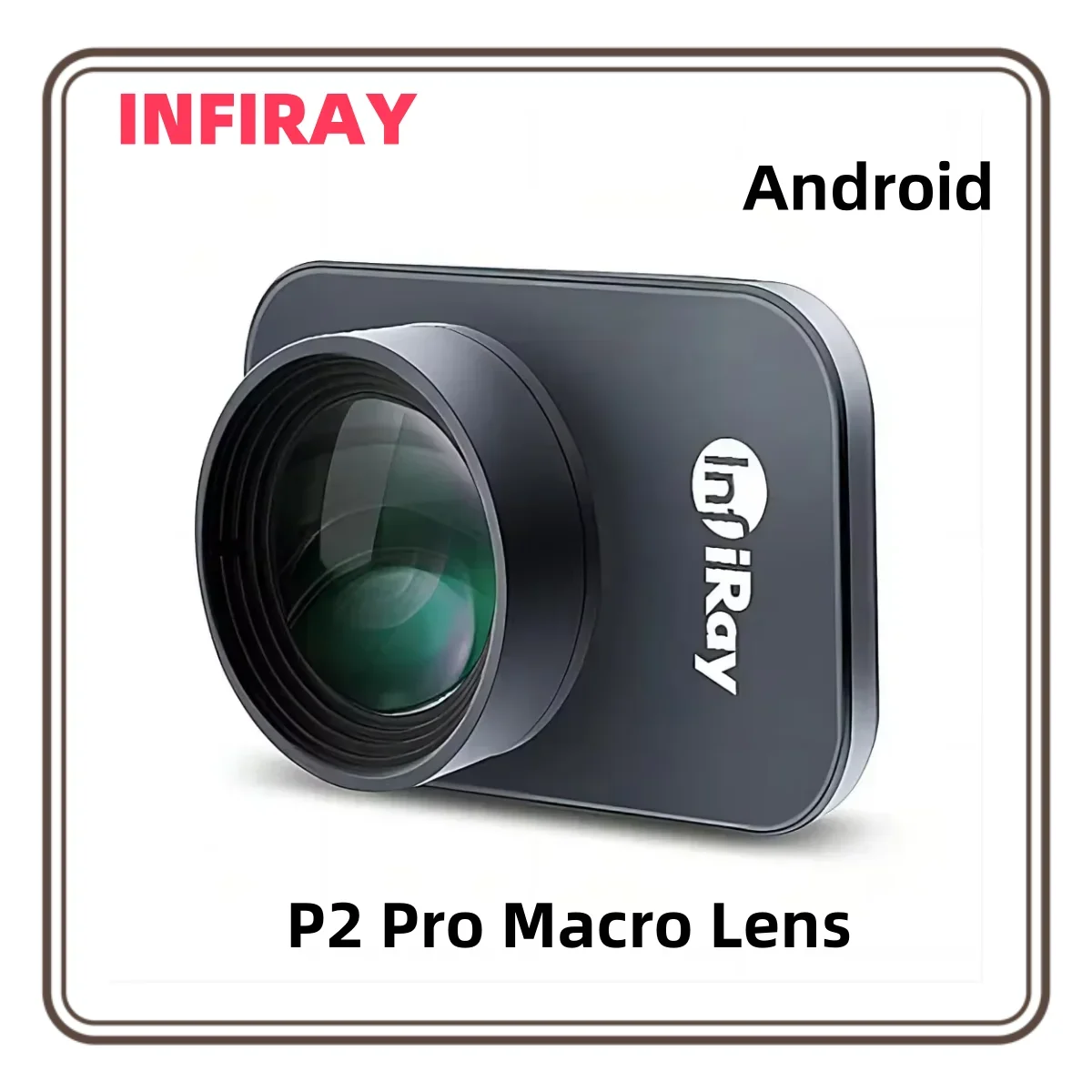 A+ INFIRAY P2 Pro Macro Lens 8mm Infrared Thermal Imager Lens Thermal Camera Macro Lens for Android