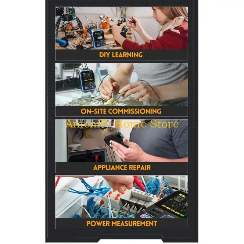 F26C راسم الذبذبات و DDS- مولد الإشارة واختبار الترانزستور عرض النطاق الترددي 500 كيلو هرتز 10MSa #3