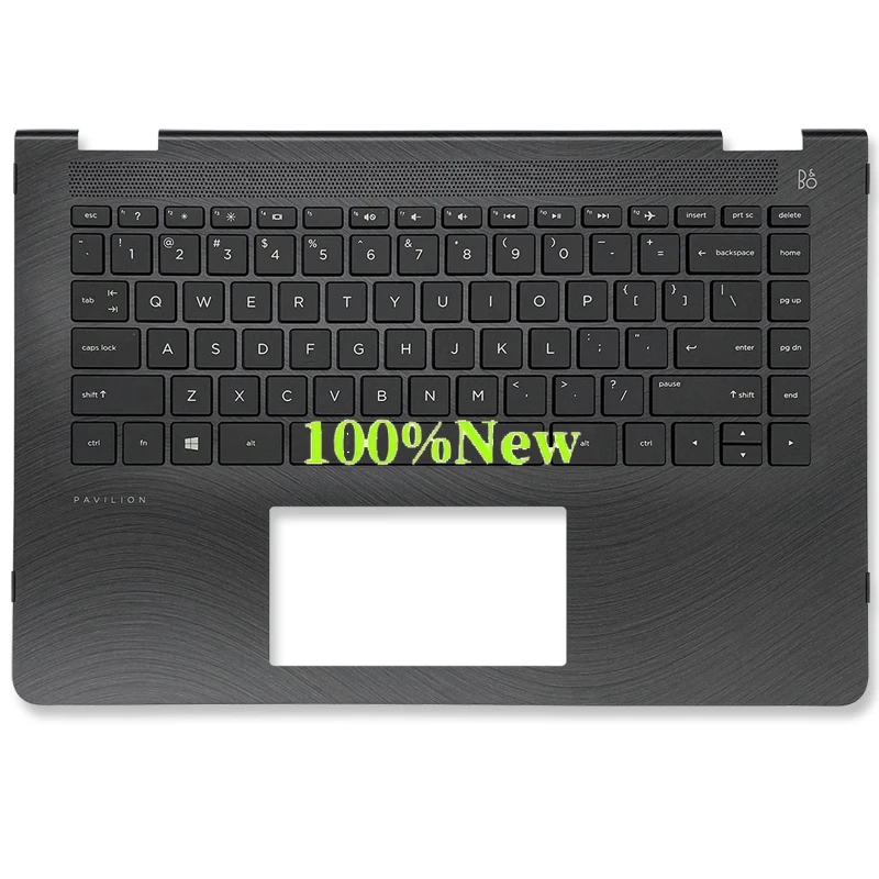 Refurbished New LCD Back Cover Bottom Case keyboard Palmrest Top Case For HP Pavilion 14 X360 14-BA 14M-BA 14M-BA013DX TPN-W125