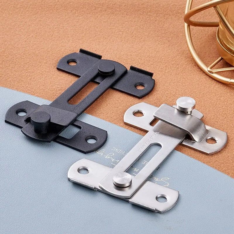 Sliding Barn Door Latch Sliding Right Angle Door Latch Door Bolt Wine Cooler Closet Window Door Latch Plug Baby Safety Latch