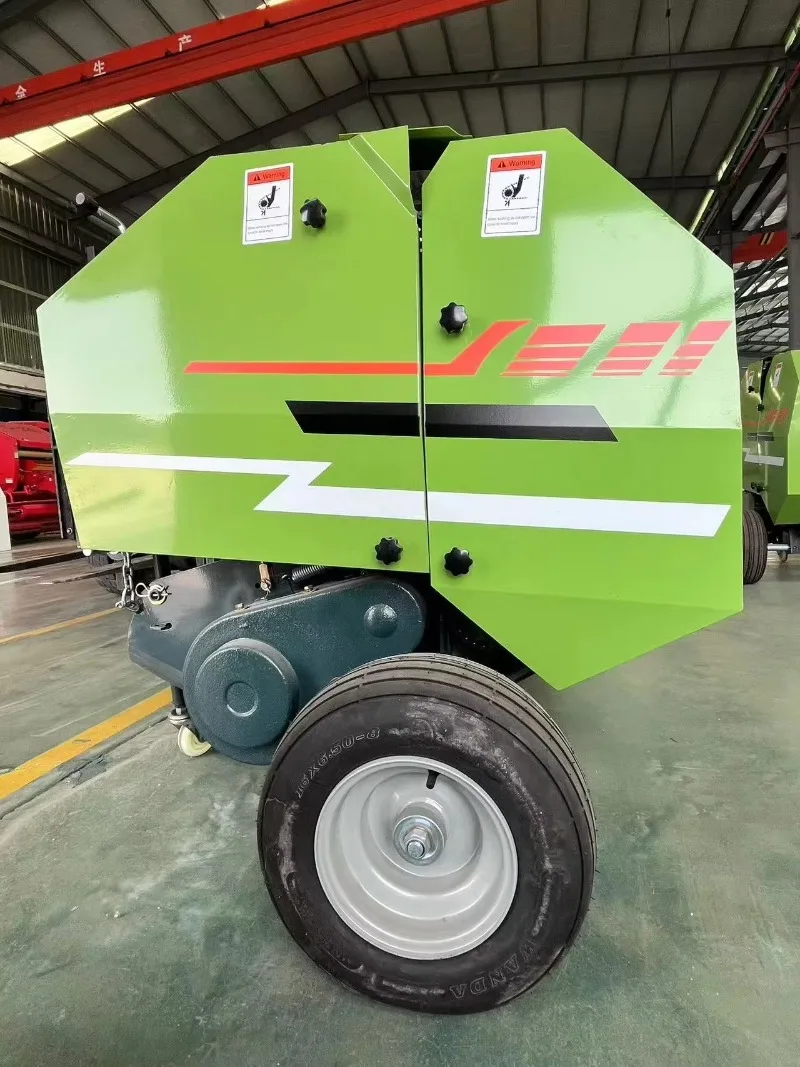 Model 870 Tractor-Matched Portable Round Baler With High Productivity For Bale Hay Rice Wheat Straw
