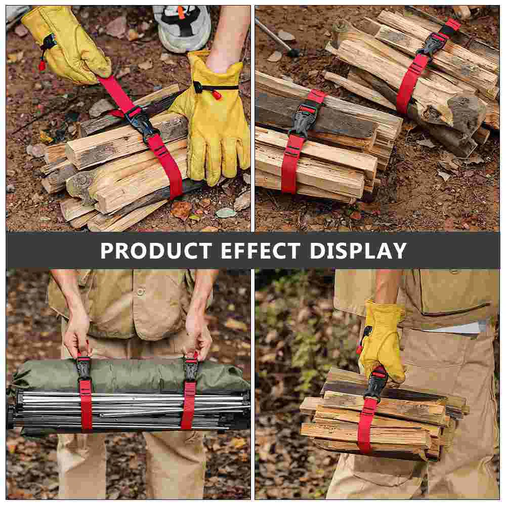 3Pcs Durable Tie Down Straps Practical Cargo Straps Useful Fastening Belts