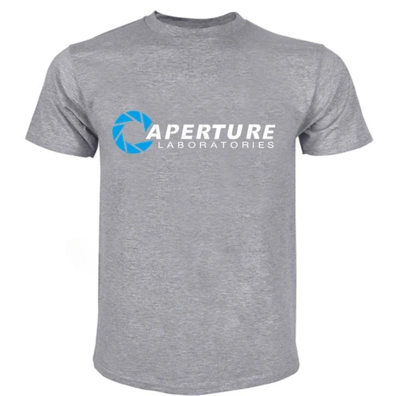 Aperture Laboratories MEN'S The Cake Is A Lie Half Life unisex summer tshirt new cotton tee-shirt euro size Portal T-Shirt