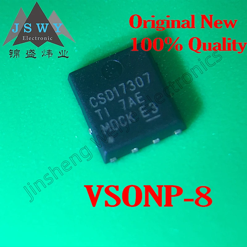 

(10/50 pieces) CSD17307Q5A VSONP-8 CSD17307/N-channel MOSFET/30V73A/New original spot Electronics