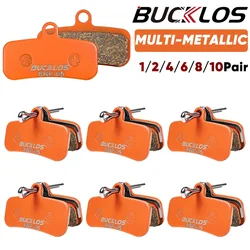 BUCKLOS Bicycle Hydraulic Disc Brake Pads for M9120 Metallic Brake Pads Metal Road Mountain Bike Brake Pads fit D02S H03A N03A