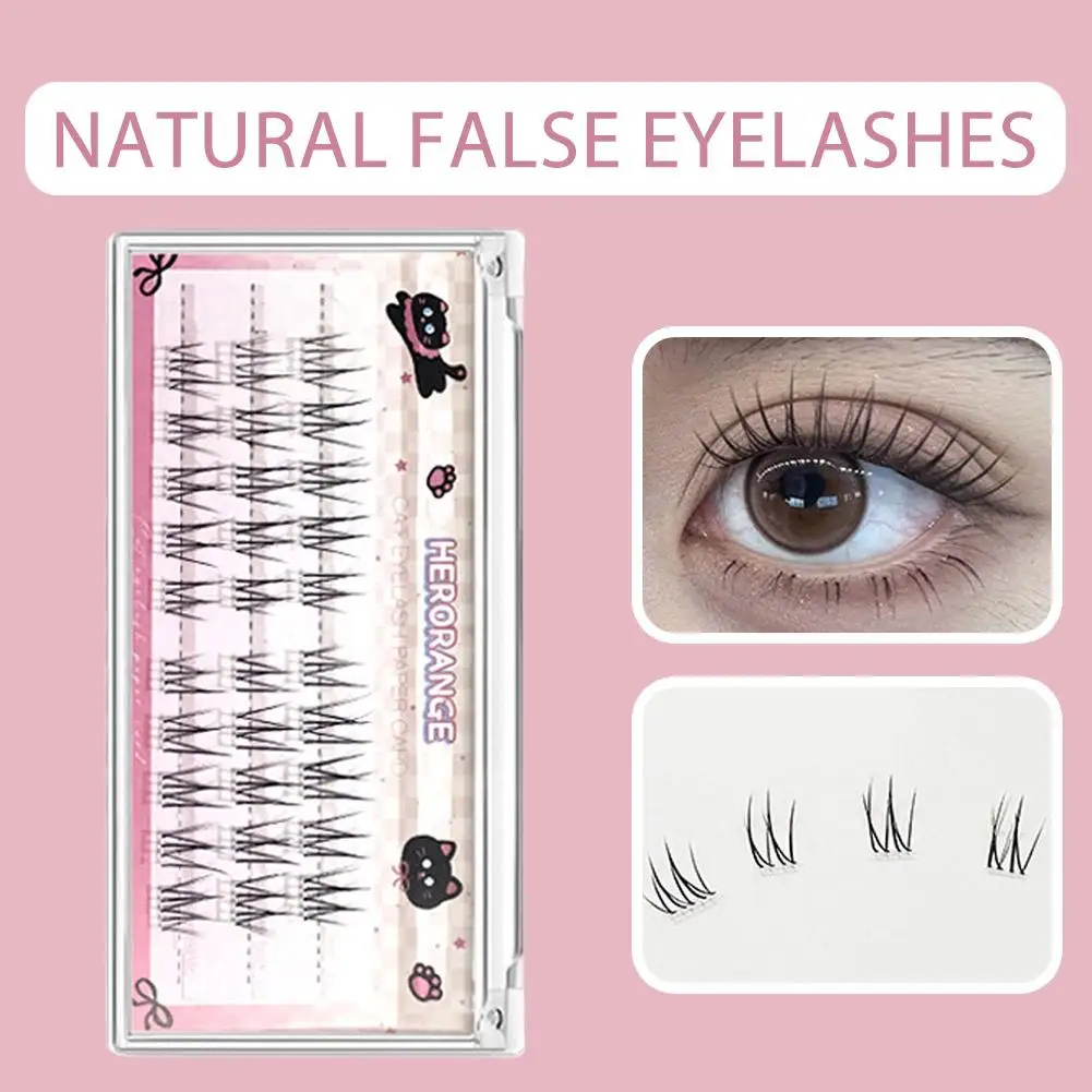 Natürliche Allgemeine Falsche Wimpern Zarte Und Natürliche Curling Kurven Verbessern Anfänger Anime Verlängerung Wimpern Auge Comic Cont H4I6