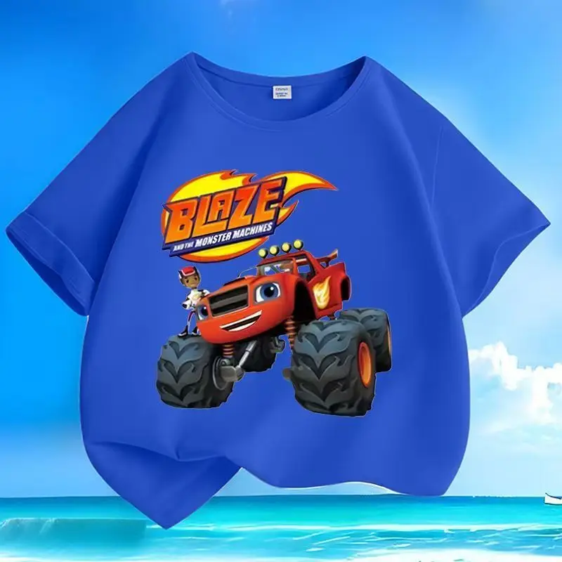 Nova Camiseta Infantil de Algodão 100% com Estampa Fofa da Equipe Cyclone Battle da Nickelodeon 2026 - Super Legal para Meninos e Meninas