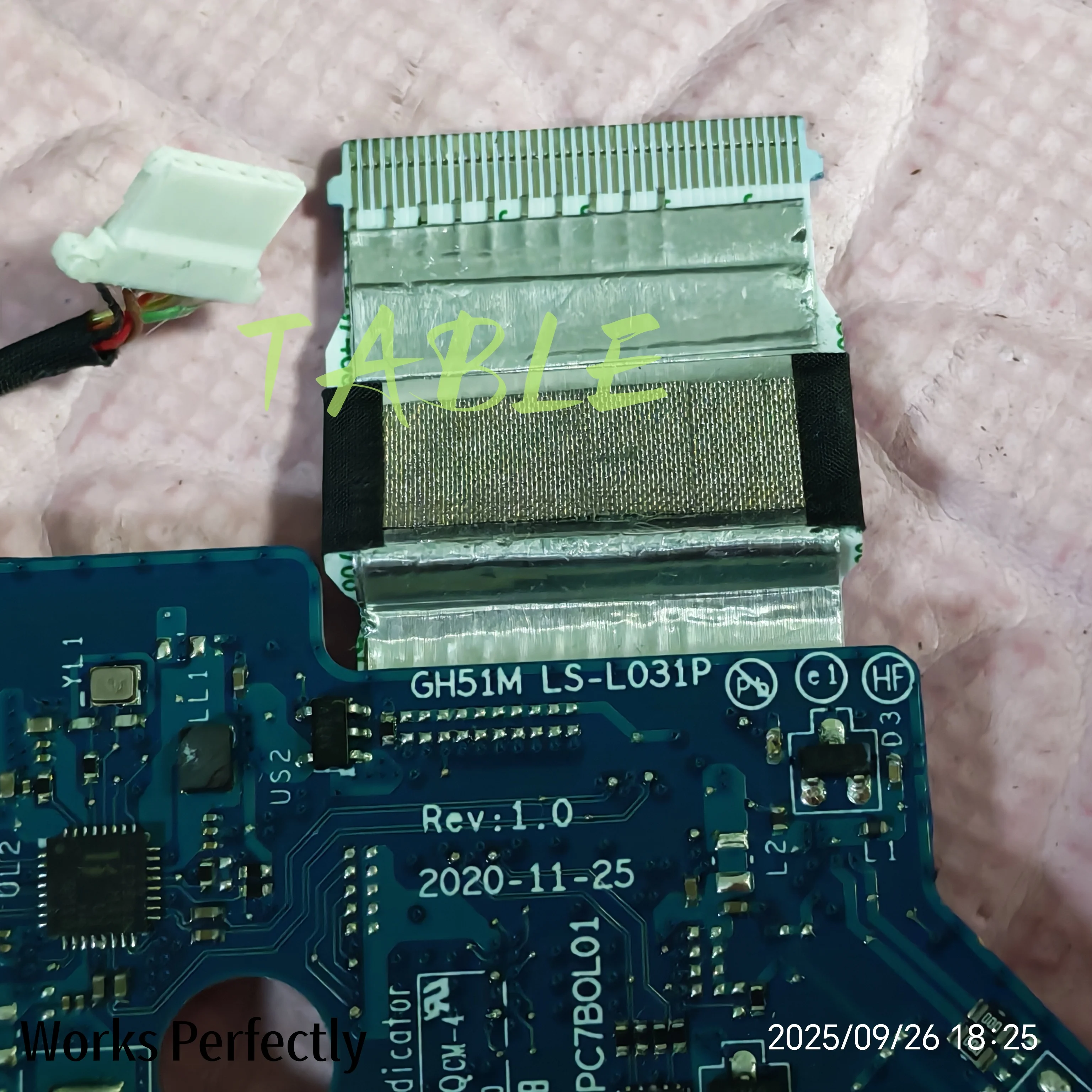 

FOR Acer AN515-55 56 57 45 N20C1 USB AUDIO WLAN ETHERNET BOARD W CABLE LS-L031P