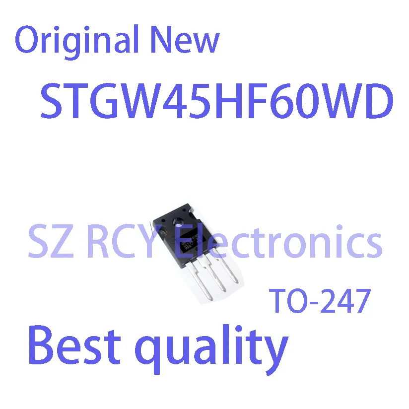 (2-5 PCS)NEW STGW45HF60WD GW45HF60WD TO-247 ultra fast IGBT IC Chip electronic